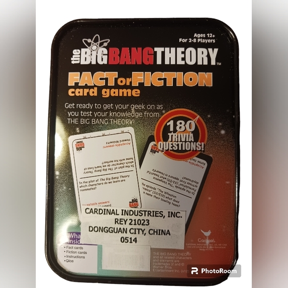 BigBangTheory Trivia CardGame - Picture 2 of 4
